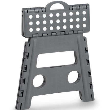 Foldable step stool in various sizes - anthracite - Zeller