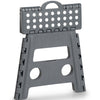 Foldable step stool in various sizes - anthracite - Zeller