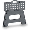 Foldable step stool in various sizes - anthracite - Zeller