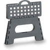 Foldable step stool in various sizes - anthracite - Zeller