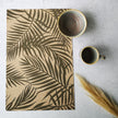 Tischset mit Palmblattmotiv - verschiedene Farben - Zeller