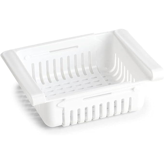 Panier coulissant pour réfrigérateur - blanc - Zeller