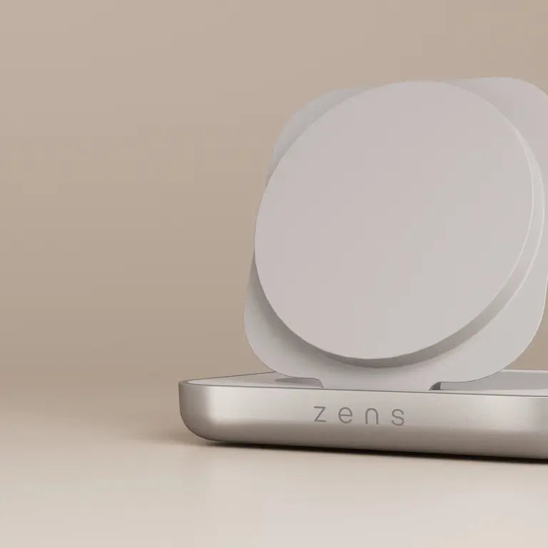 Draadloze oplader magnetisch - zwart of wit - Zens